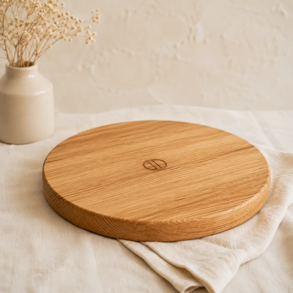 Wooden cake board